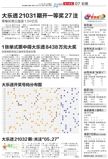 2014年第6期大乐透开奖结果揭晓，幸运数字背后的期待与惊喜大乐透开奖结果查询21046期开奖号码